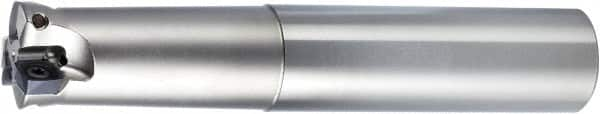 OSG - 40mm Cut Diam, 42mm Shank Diam, Cylindrical Shank Indexable High-Feed End Mill - Screw Holding Method, SDMT09.. Insert, PHC Toolholder, Through Coolant - Caliber Tooling