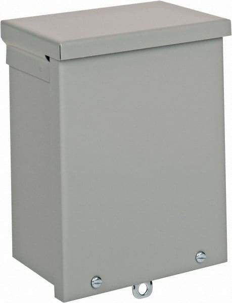 nVent Hoffman - Steel Junction Box Enclosure Screw Flat Cover - NEMA 3R, 6" Wide x 8" High x 4" Deep - Caliber Tooling