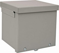 nVent Hoffman - Steel Junction Box Enclosure Screw Flat Cover - NEMA 3R, 6" Wide x 6" High x 6" Deep - Caliber Tooling