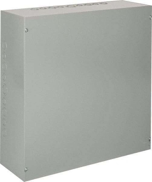 nVent Hoffman - Steel Junction Box Enclosure Screw Flat Cover - NEMA 1, 24" Wide x 24" High x 8" Deep - Caliber Tooling