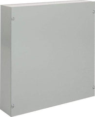 nVent Hoffman - Steel Junction Box Enclosure Screw Flat Cover - NEMA 1, 18" Wide x 18" High x 4" Deep - Caliber Tooling