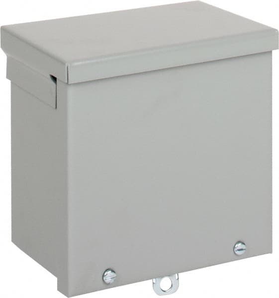 nVent Hoffman - Steel Junction Box Enclosure Screw Flat Cover - NEMA 3R, 6" Wide x 6" High x 4" Deep - Caliber Tooling