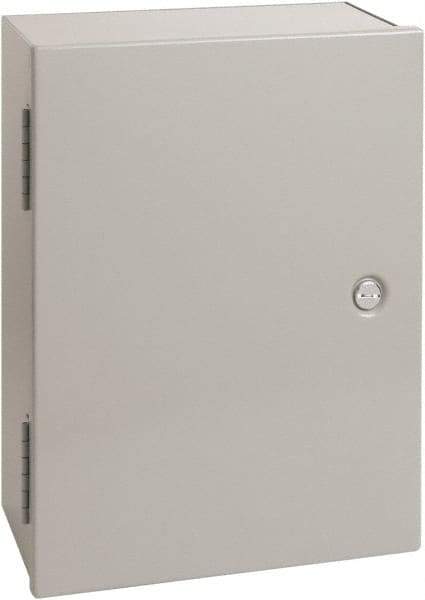 nVent Hoffman - Steel Junction Box Enclosure Hinge Flat Cover - NEMA 1, 24" Wide x 36" High x 8-5/8" Deep - Caliber Tooling