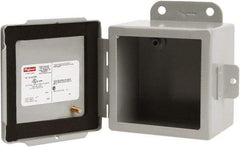 nVent Hoffman - Steel Junction Box Enclosure Hinge Flat Cover - NEMA 12, 13, 8" Wide x 8" High x 4" Deep - Caliber Tooling