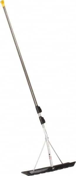 True Temper - 18 Inch Wide Blade x 6 Inch High Blade Roof Rake - 204 Inch Long Aluminum, Telescopic Handle - Caliber Tooling