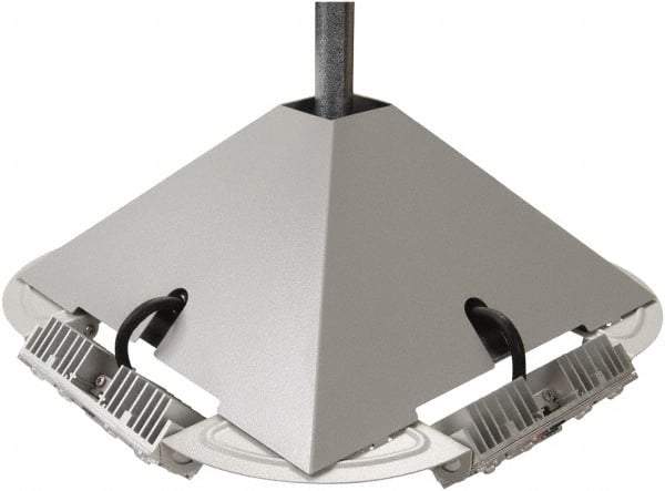 Cooper Lighting - 6" Long Steel Light Fixture Wire Guard - For Use with Garage Area Lights & Quadcast Luminaires - Caliber Tooling