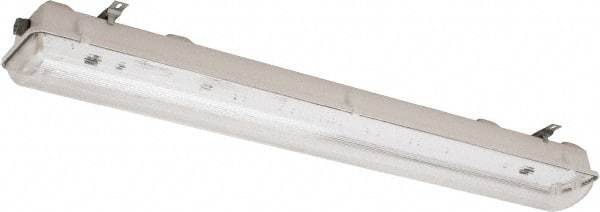 Cooper Lighting - 32 Watt, Fluorescent Hazardous Location Light Fixture - Corrosion, Dust, Heat, Moisture & Weather Resistant, Fiberglass Housing, 48" Long x 6-15/16" Wide x 4-7/8" High - Caliber Tooling