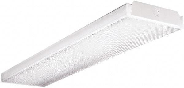 Cooper Lighting - 4 Lamp, 4 Ft. Long, 32 Watt, Surface Mounted, Fluorescent Lamp Wraparound Light Fixture - 120-277 Volt, Electronic Ballast - Caliber Tooling