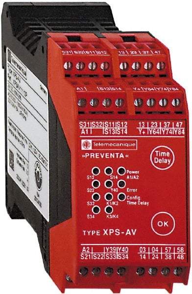 Square D - 24 VDC, Standard Electromechanical & Solid State Screw General Purpose Relay - 6 Amp at VDC, 3SS (Auxiliary) & 6NO - Caliber Tooling