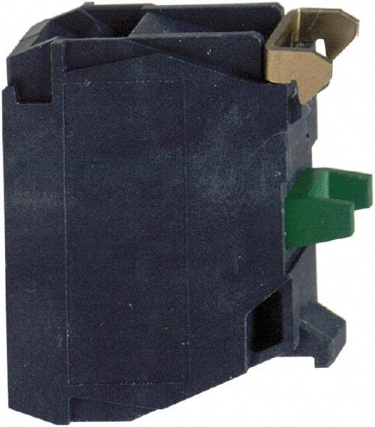 Square D - Multiple Amp Levels, Electrical Switch Contact Block - 120 VAC, 125 VDC, 240 VAC, 250 VDC, and 600 VAC/VDC, Screw Terminal, 22mm Hole, For Use with XB4, XB5 - Caliber Tooling