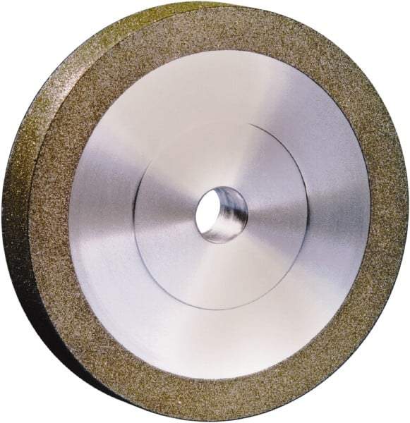 Strauss - 100mm x 20mm Hole x 20mm Thick, 120 Grit Surface Grinding Wheel - Medium Grade, Electoplated Bond - Caliber Tooling