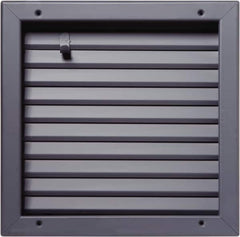 National Guard Products - 13" Wide x 13" High, Solid Steel Fire Rated Louver - 12" Opening Width, 12" Opening Height - Caliber Tooling