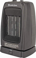 Comfort Zone - 5,120 Max BTU Rating, Ceramic Heater - 12.5 Amps, 120 Volts - Caliber Tooling