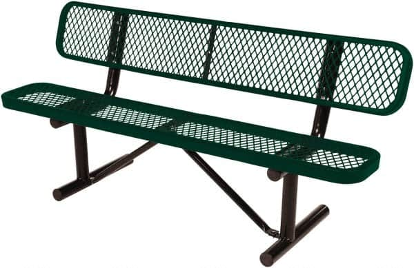 Vestil - 8' Long x 20" Wide, Steel Bench Seat - Caliber Tooling