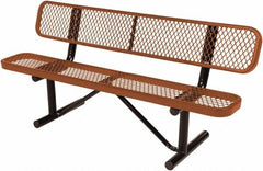 Vestil - 8' Long x 20" Wide, Steel Bench Seat - Caliber Tooling