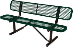 Vestil - 6' Long x 20" Wide, Steel Bench Seat - Caliber Tooling