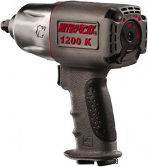 AIRCAT - 1/2" Drive, 8,000 RPM, 900 Ft/Lb Torque Impact Wrench - Pistol Grip Handle, 950 IPM, 8 CFM, 90 psi, 1/4" NPT Inlet - Caliber Tooling