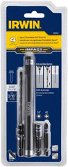 Irwin - 4 Piece 3/16" Concrete Anchor Installation Kit - For Use with Impact Drivers and Rotary Drills - Caliber Tooling