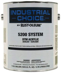 Rust-Oleum - 1 Gal Masstone Flat Finish Acrylic Enamel Paint - Interior/Exterior, Direct to Metal, <250 gL VOC Compliance - Caliber Tooling