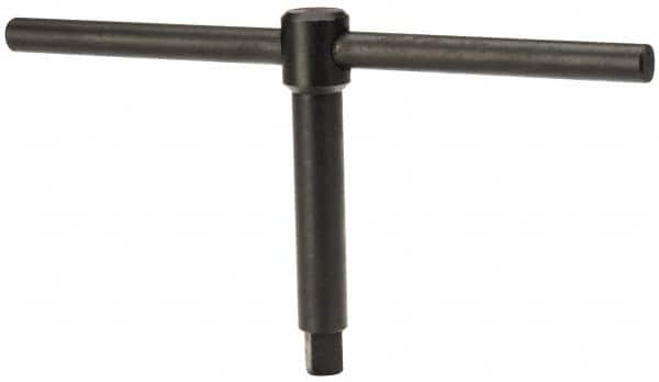 Gibraltar - 10" Chuck Diam Compatibility, Lathe Chuck Key - Compatible with 4-Jaw Chucks, Self Ejecting, 4.53" Body Length, 0.472" Actual Key Square Size - Caliber Tooling