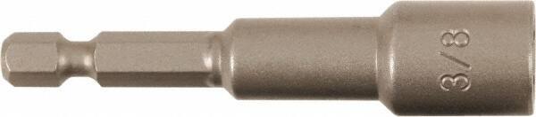 Wiha - 3/8" Magnetic Nutsetter - 1/4" Hex Drive, 2-1/2" OAL - Caliber Tooling