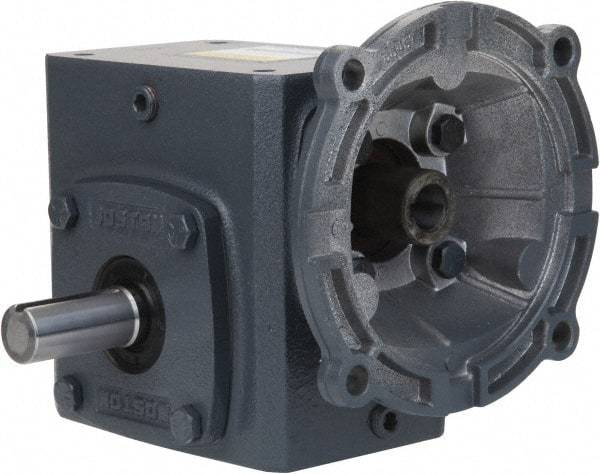 Boston Gear - 3 Centerline Distance, 15:1, 117 RPM Output, 3.97 Input Horsepower, 1,969 Lbs. Max Torque, Speed Reducer - Part No. F730-15-B9-G, 1-1/4" Shaft Diam, Single Shaft Left, 1-1/8" Bore, 8.88" High, 180TC NEMA - Caliber Tooling