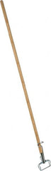 PRO-SOURCE - 60" Standard Wood Quick Connect Mop Handle - Metal Connector, Use with Wet Mops - Caliber Tooling