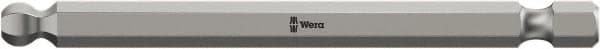 Wera - 3mm Hex Bit - 1/4" Hex Drive, 3-1/2" OAL - Caliber Tooling