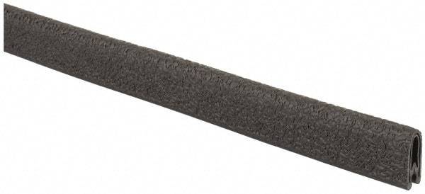 TRIM-LOK - 1/16 Inch Thick x 0.23 Wide x 25 Ft. Long, EPDM Rubber Edge Trim - Leather Texture - Caliber Tooling