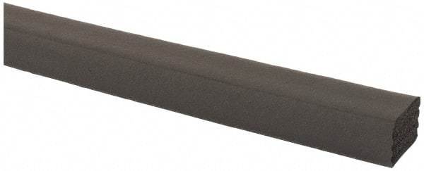 TRIM-LOK - 1/2 Inch Thick x 3/4 Wide x 100 Ft. Long, EPDM Rubber Rectangle Seal with Tape - Caliber Tooling