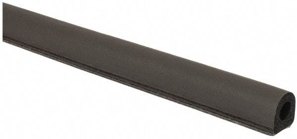 TRIM-LOK - 1/2 Inch Thick x 1/2 Wide x 100 Ft. Long, EPDM Rubber D Section Seal with Tape - Caliber Tooling