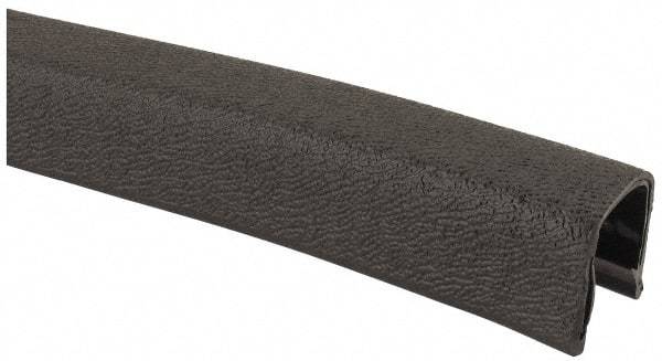 TRIM-LOK - 3/4 Inch Thick x 0.92 Wide x 100 Ft. Long, EPDM Rubber Jumbo Edge Trim - Pebble Texture - Caliber Tooling