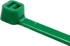 Value Collection - 14.6" Long Green Nylon Standard Cable Tie - 50 Lb Tensile Strength, 106mm Max Bundle Diam - Caliber Tooling