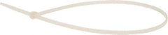 Value Collection - 14.6" Long Natural (Color) Nylon Standard Cable Tie - 40 Lb Tensile Strength, 106mm Max Bundle Diam - Caliber Tooling