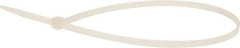 Value Collection - 14.6" Long Natural (Color) Nylon Standard Cable Tie - 50 Lb Tensile Strength, 106mm Max Bundle Diam - Caliber Tooling