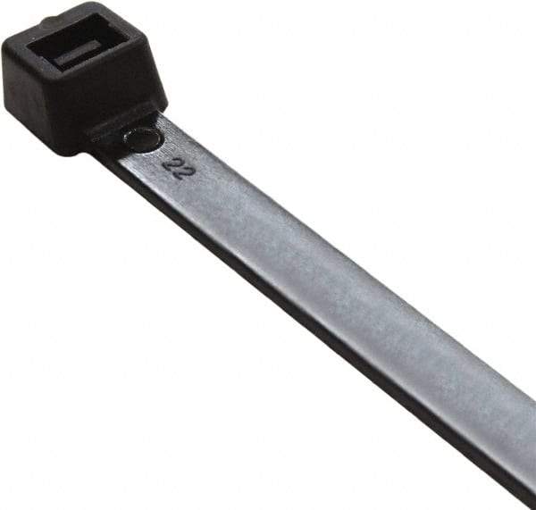 Value Collection - 11" Long Black Nylon Standard Cable Tie - 50 Lb Tensile Strength, 81mm Max Bundle Diam - Caliber Tooling