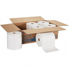 Georgia Pacific - Hard Roll of 1 Ply White Paper Towels - 7-7/8" Wide, 1,000' Roll Length - Caliber Tooling