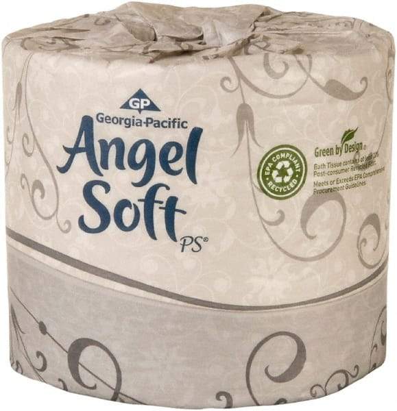 Georgia Pacific - 12,150' Roll Length x 3.85" Sheet Width, Standard Roll Toilet Tissue - 450 Sheets per Roll, 2 Ply, White, Recycled Fiber - Caliber Tooling