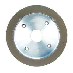 6 x 3/4 x 1-1/4" - 1/16" Abrasive Depth - 150 Grit - Type 6A2C Diamond Plain Cup Wheel - Caliber Tooling