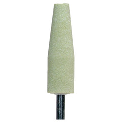 ‎3/4″ × 2-1/2″ 1/4″ Spindle Quantum Mounted Point A1 80 Grit Ceramic Alumina - Caliber Tooling