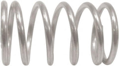 Associated Spring Raymond - 37mm OD, 5mm Wire, 51mm Free Length, Compression Spring - 263.55 Lb Spring Rating, 1022.24 N Max Work Load, Stainless Steel - Caliber Tooling