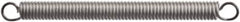 Associated Spring Raymond - 7.62mm OD, 9.06 N Max Load, 49.28mm Max Ext Len, Stainless Steel Extension Spring - 2.5 Lb/In Rating, 0.32 Lb Init Tension, 31.75mm Free Length - Caliber Tooling