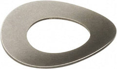 Associated Spring Raymond - 7/16" Bolt, Grade 301 Stainless Steel, Uncoated Curved Disc Spring - 0.1" High, 0.018" Thick - Caliber Tooling