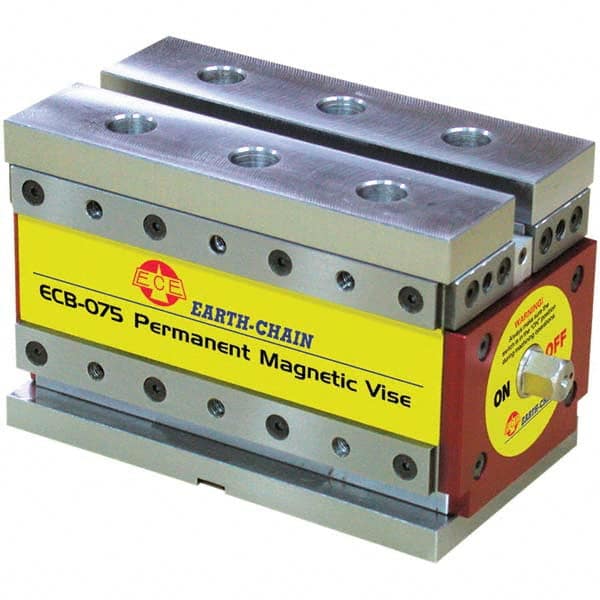 Techniks - Permanent Magnetic Chucks Shape: Rectangle Width/Diameter (Inch): 3 - Caliber Tooling