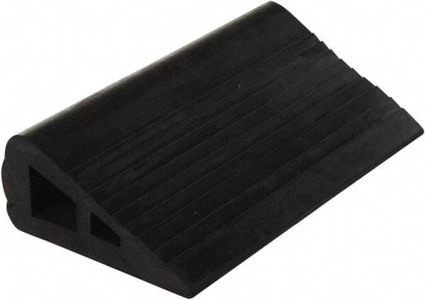 Vestil - 12" Wide x 3" High x 6-1/2" Deep, Rubber Wheel Chock - Caliber Tooling