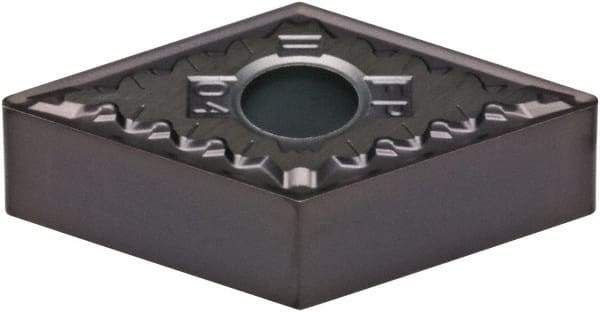 Kennametal - DNMG331 FP Grade KCU10 Carbide Turning Insert - AlTiN Finish, 55° Diamond, 3/8" Inscr Circle, 3/16" Thick, 1/64" Corner Radius - Caliber Tooling