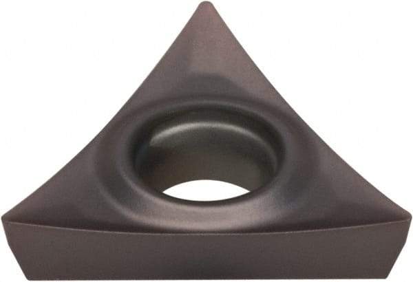 Kennametal - TPGT32.50.5 HP Grade KCU10 Carbide Turning Insert - AlTiN Finish, 60° Triangle, 3/8" Inscr Circle, 5/32" Thick, 0.008" Corner Radius - Caliber Tooling