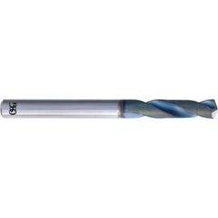 OSG - 5.3mm, 140° Point Angle, Spiral Flute, Screw Machine Drill Bit - Caliber Tooling