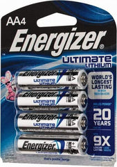 Energizer - Size AA, Lithium, Photo Battery - 1.5 Volts, Flat Terminal, FR6 - Caliber Tooling