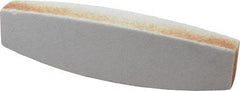 Grier Abrasives - 60 Grit Aluminum Oxide Boat (Shape) Polishing Stone - Caliber Tooling